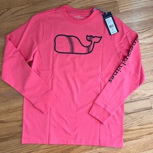 Vineyard Vines Boys Baseball Long Sleeve T-Shirt